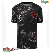 Camiseta Canadá Ismael Kone #8 Visitante Equipación para mujer Mundial 2026 manga corta